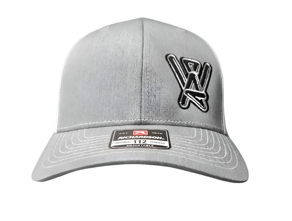 Light Gray/White Snapback Hat