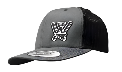 Charcoal/ Black Snapback Hat