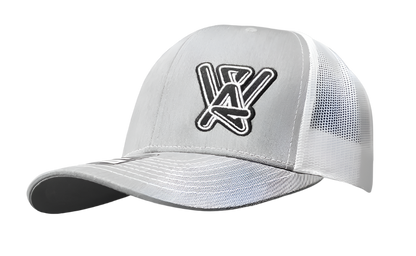 Light Gray/White Snapback Hat