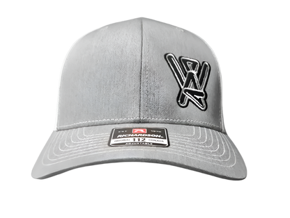 Light Gray/White Snapback Hat