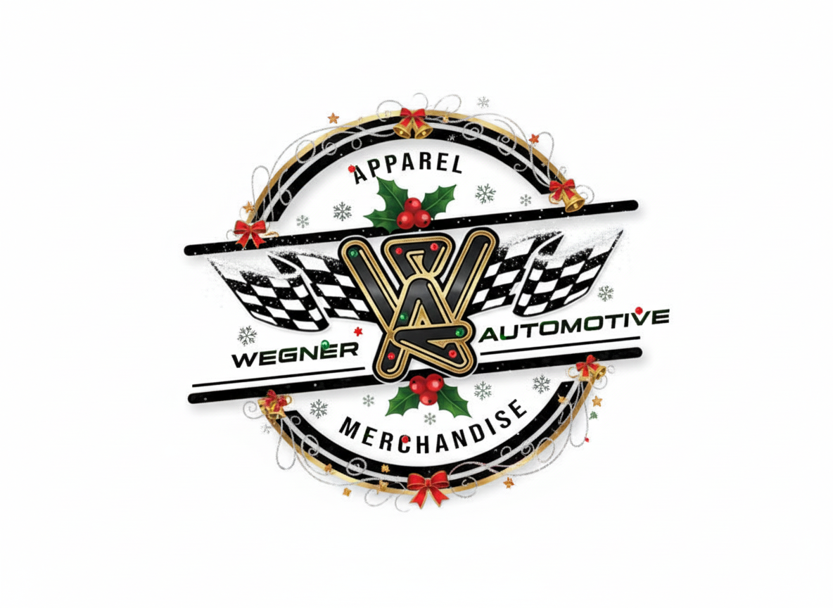 Christmas-themed Wegner Automotive Logo